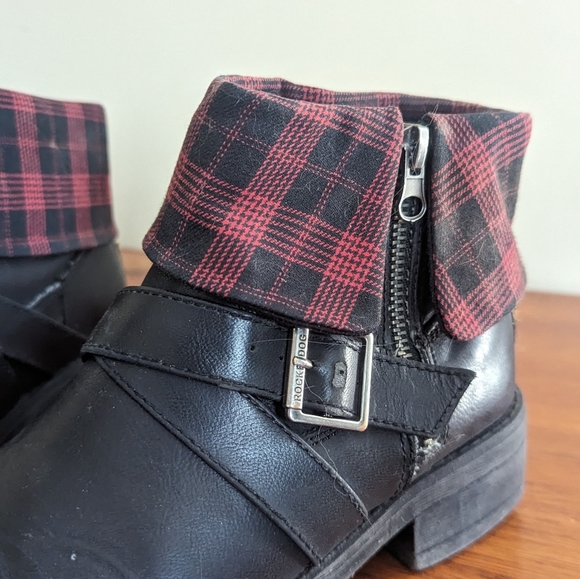 Rocket dog plaid ankle boots - Picture 3 of 5